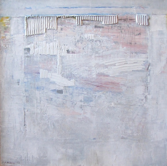 Michael Deavoll  | Composition in White No 2  | McATamney Gallery | Geraldine NZ